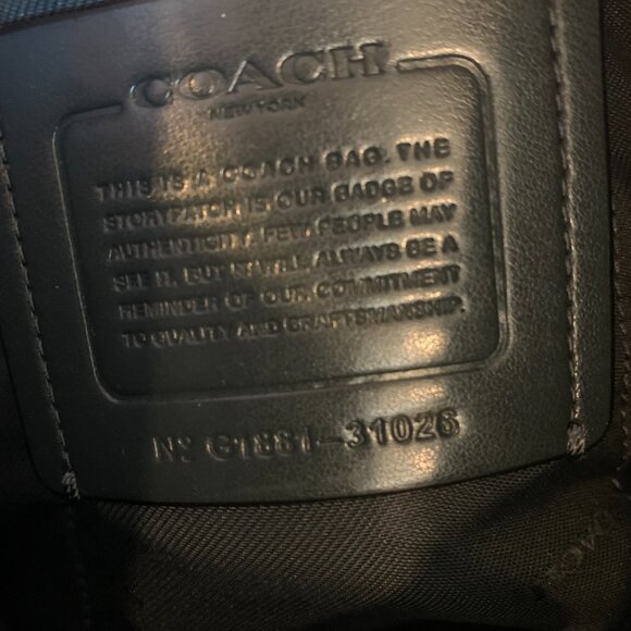 COACH Turnlock Charlie Carryall - Picture 8 of 10